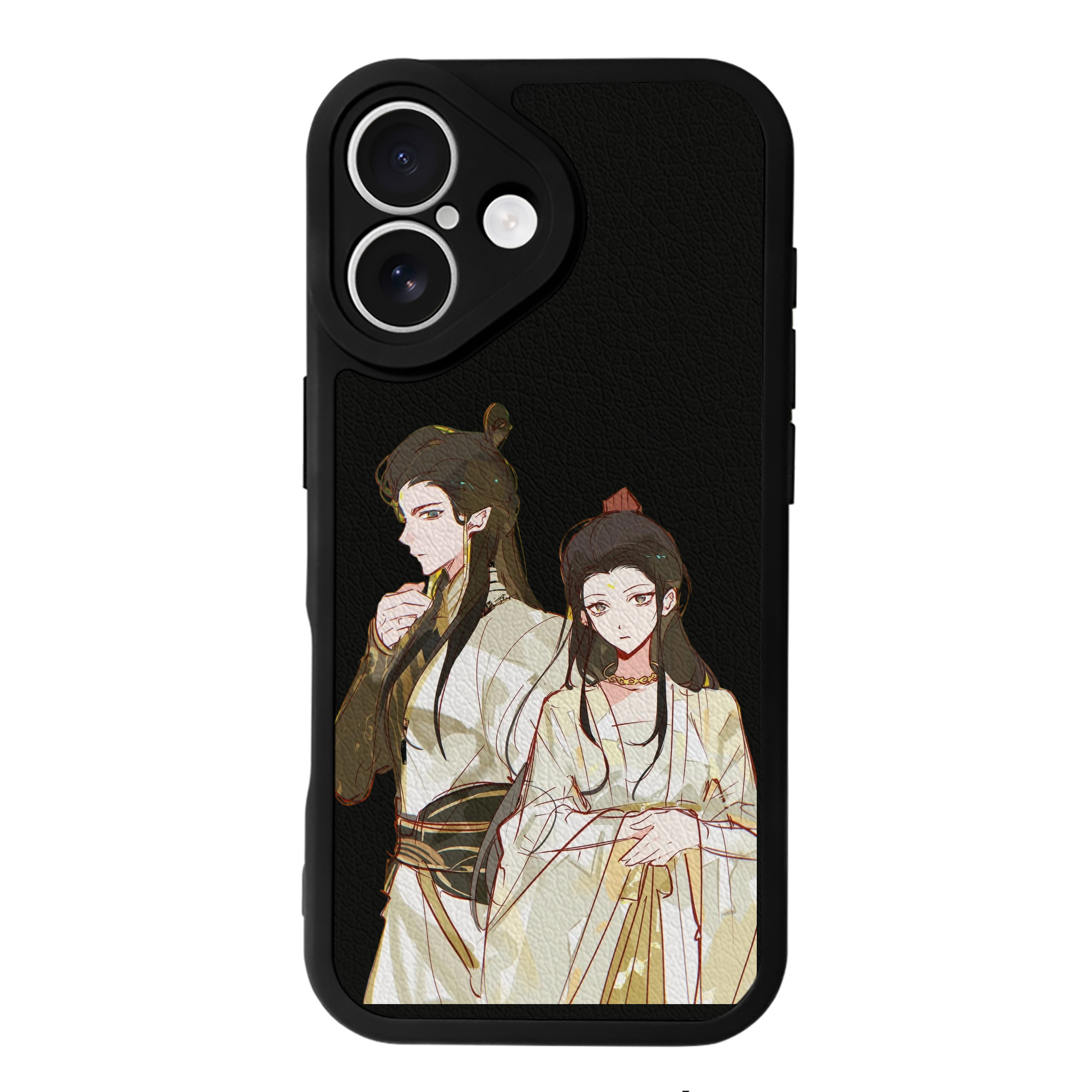 （画像用） Ne Zha 2 ナタ 魔童の大暴れ 【iPhone 16シリーズ対応】シリコンスマホケース（レザー調） 材質：シリコン